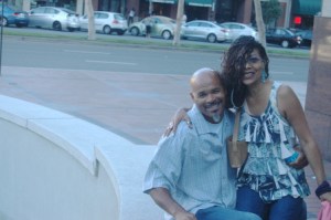 James celebrating his birthday with the love of his life for last 18 years. Can you fell he his happiness?