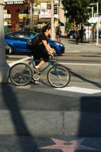 attractive 20 something female on bike