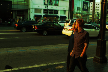 attractive female couple take in sights in Hillywood